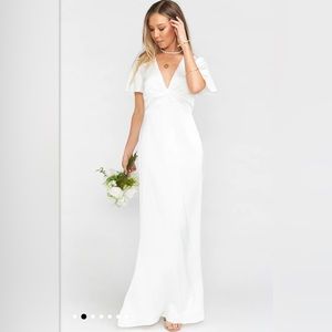 Show Me Your Mumu Ivory Rome Twist Gown